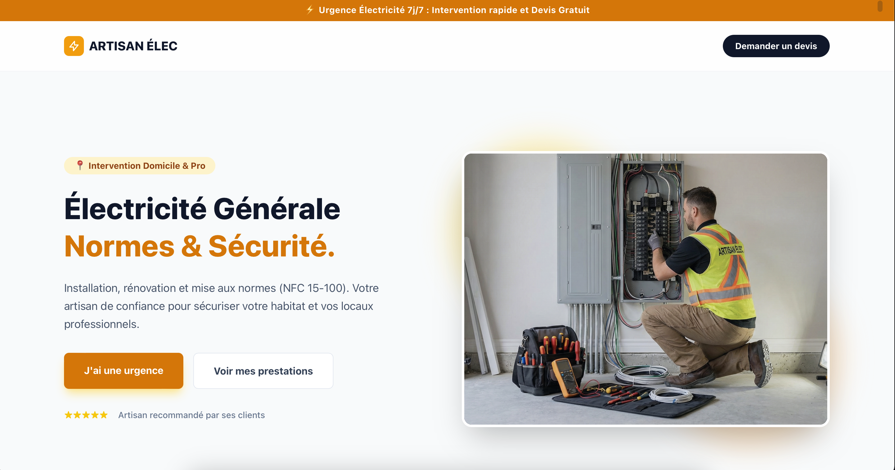 Site Electricien